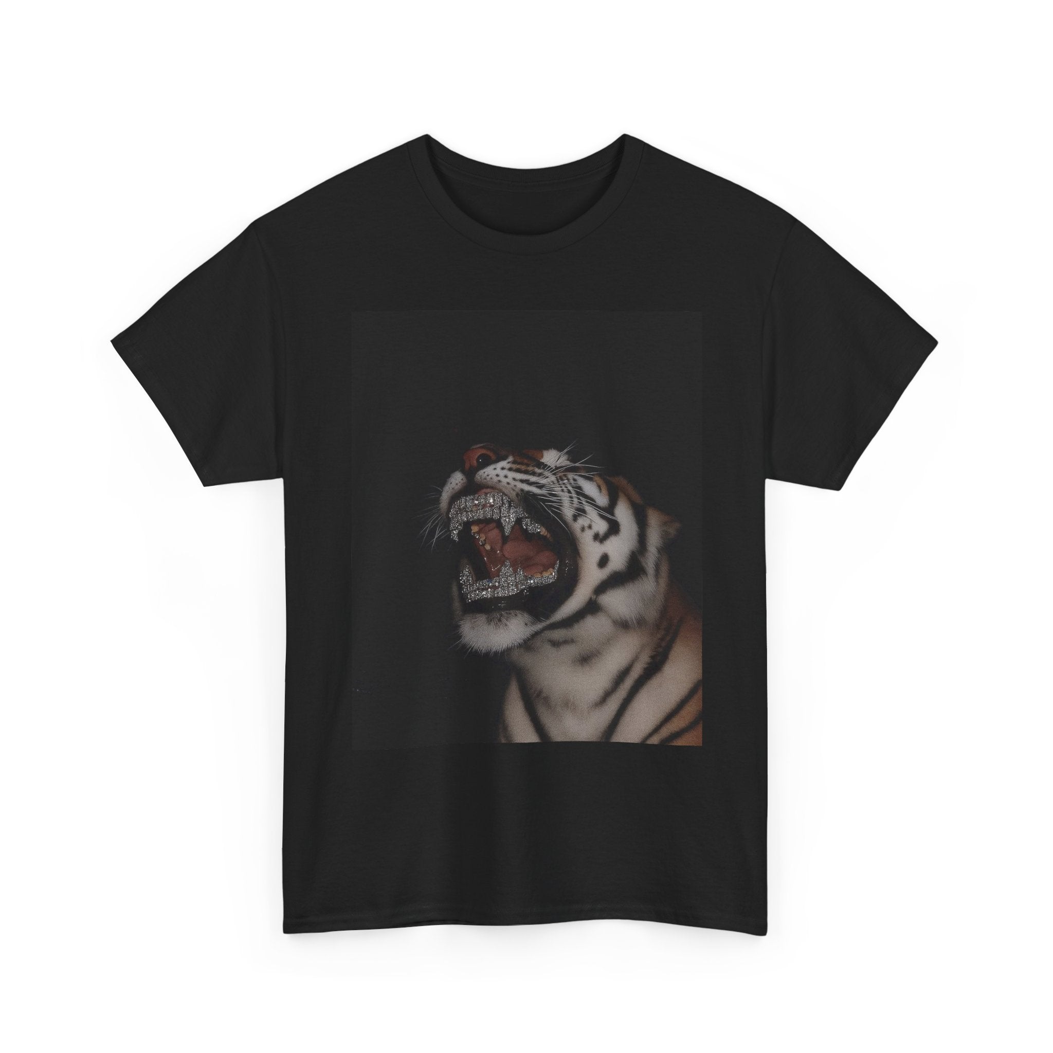 Roaring White Tiger Graphic Tee